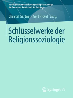 cover image of Schlüsselwerke der Religionssoziologie